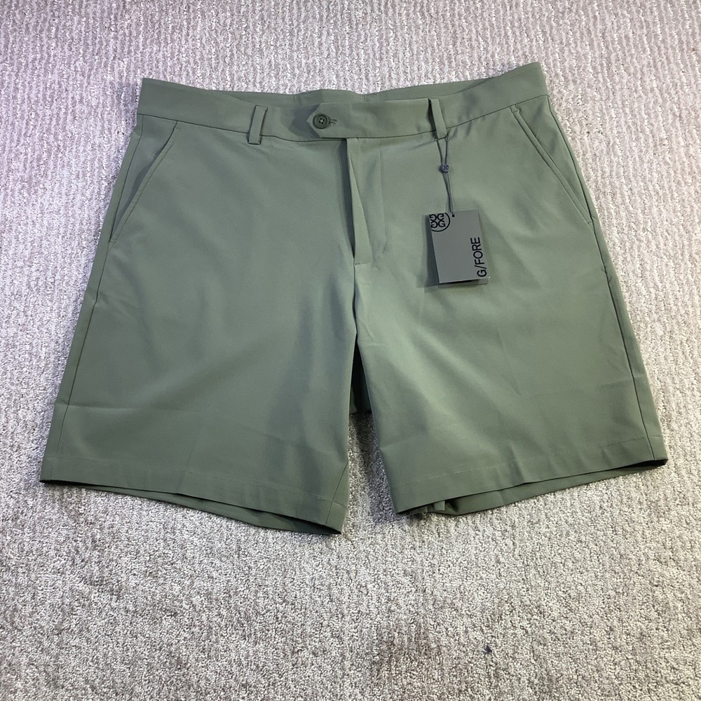 G/FORE Mens Isle Maverick Golf Shorts Size 38 Green Lightweight Stretch NWT‎